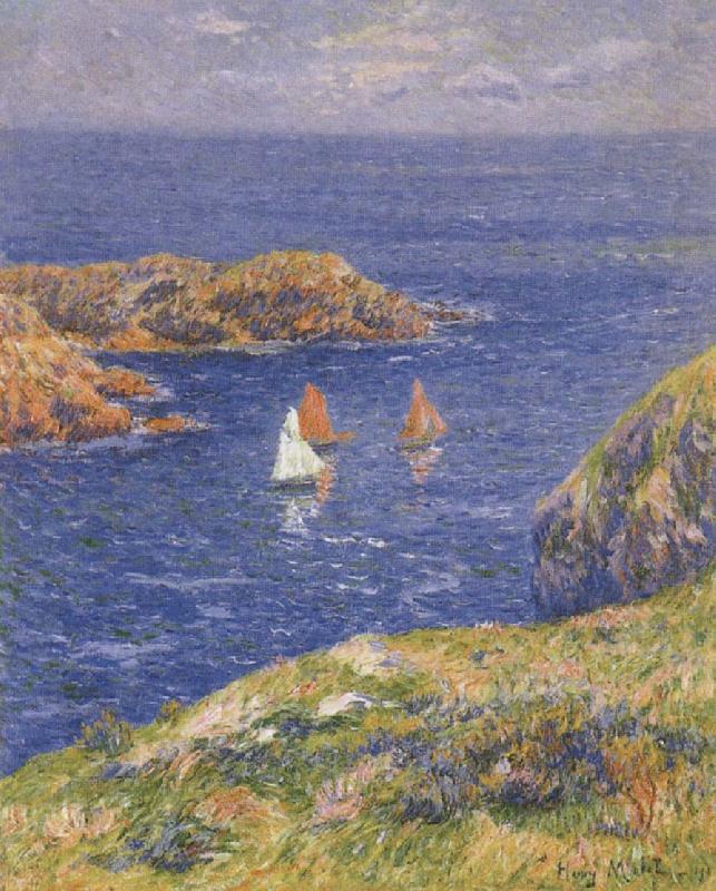 Henry Moret Ouessant,Clam Seas china oil painting image